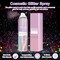 Body Glitter Spray, 150ML Holographic Glitter Hairspray, Glitter Spray for Hair Body Clothes, Quick-Drying and Long-Lasting Shiny Glitter Spray for Festival Music Concert Party Rave Accessories